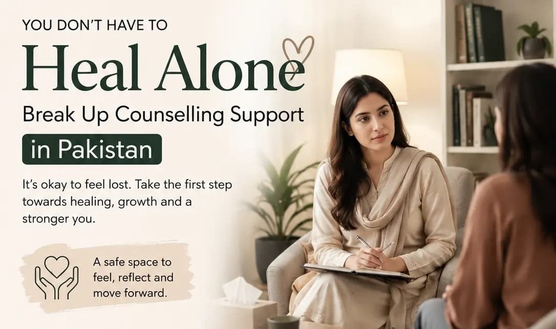 Online breakup support counseling session in Pakistan